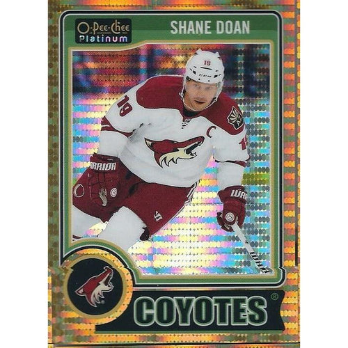 2014-15 OPC O-Pee-Chee Platinum Shane Doan Seismic Gold /50 #5 ARI