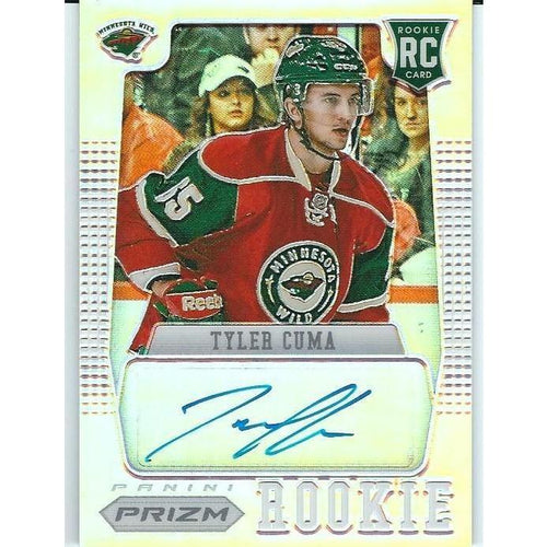 2012-13 Panini Prizm Tyler Cuma Rookie Autograph BB MIN