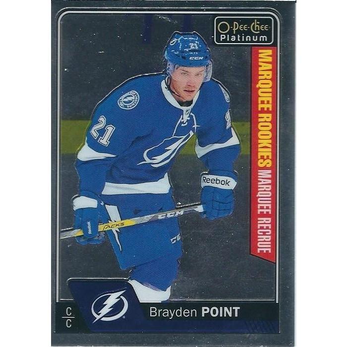 2016-17 OPC O-Pee-Chee Platinum Brayden Point Marquee Rookie #184 TBL