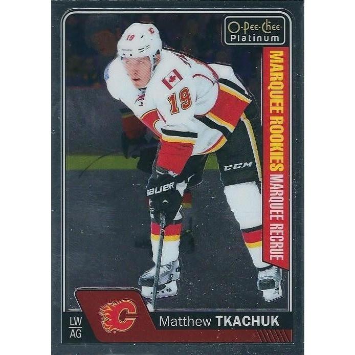 2016-17 OPC O-Pee-Chee Platinum Matthew Tkachuk Marquee Rookie #152 CGY