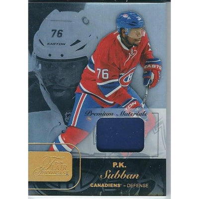 2015-16 Fleer Showcase P.K. Subban Flair Premium Materials Patch /25 MTL