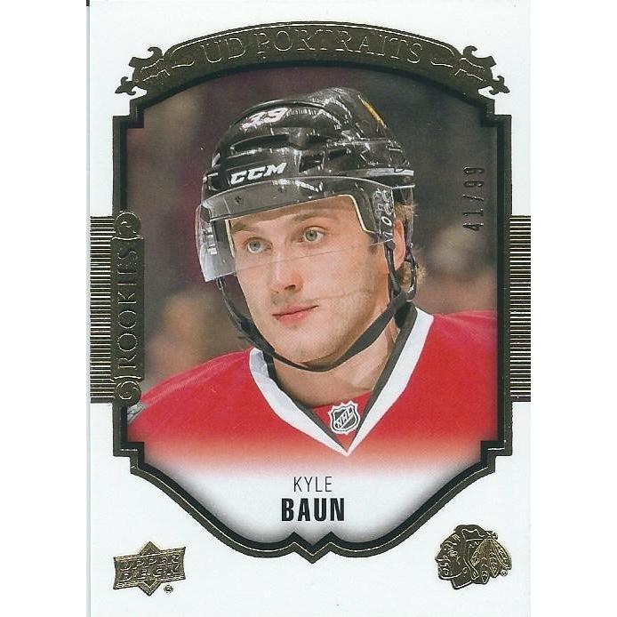 2015-16 Upper Deck Kyle Baun Rookie Portraits Gold /99 CHI