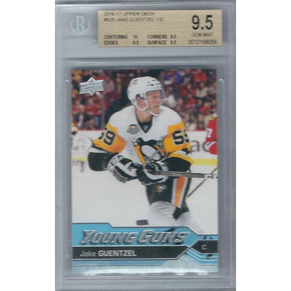 2016-17 Upper Deck Jake Guentzel Young Guns Rookie #525 BGS 9.5 Gem PIT