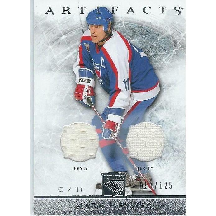 2012-13 Artifacts Mark Messier Dual Jerseys /125 NYR