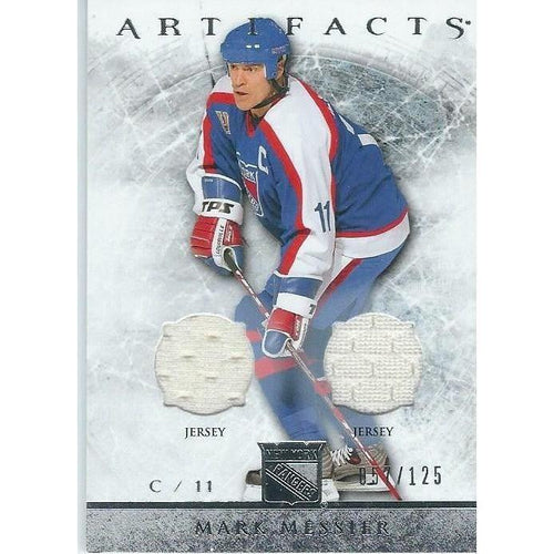 2012-13 Artifacts Mark Messier Dual Jerseys /125 NYR