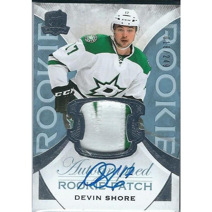 2015-16 Upper Deck The Cup Devin Shore Rookie Patch Autograph RPA /249 DAL
