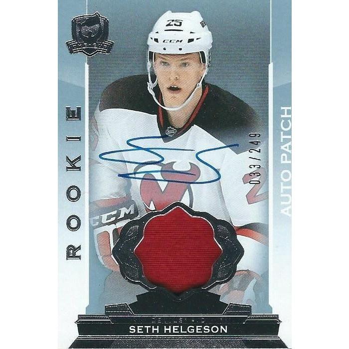 2014-15 The Cup Seth Helgeson RPA Rookie Patch Autograph /249 NJD