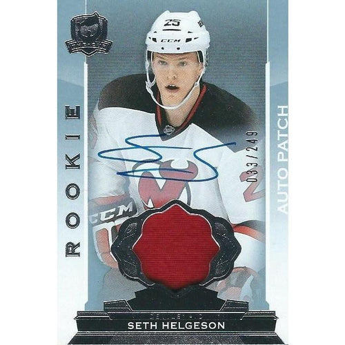 2014-15 The Cup Seth Helgeson RPA Rookie Patch Autograph /249 NJD