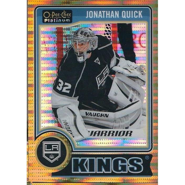 2014-15 OPC O-Pee-Chee Platinum Jonathan Quick Seismic Gold /50 #130