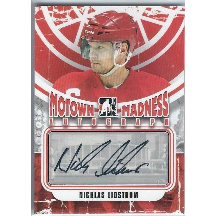 2012-13 ITG Motown Madness Nicklas Lidstrom Autograph SP DET