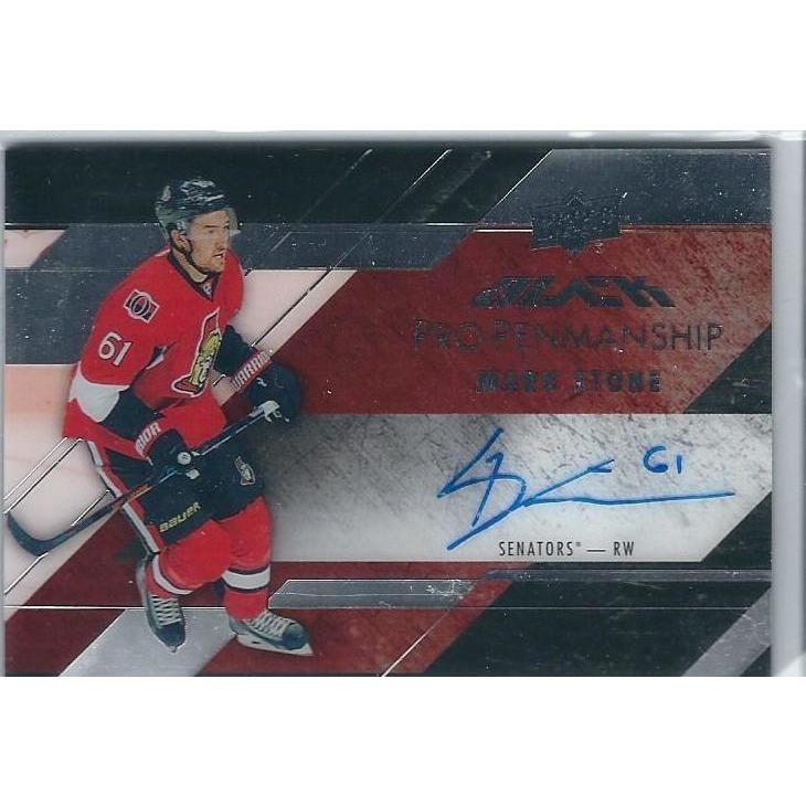 2015-16 Upper Deck Black Mark Stone Pro Penmanship Autograph OTT
