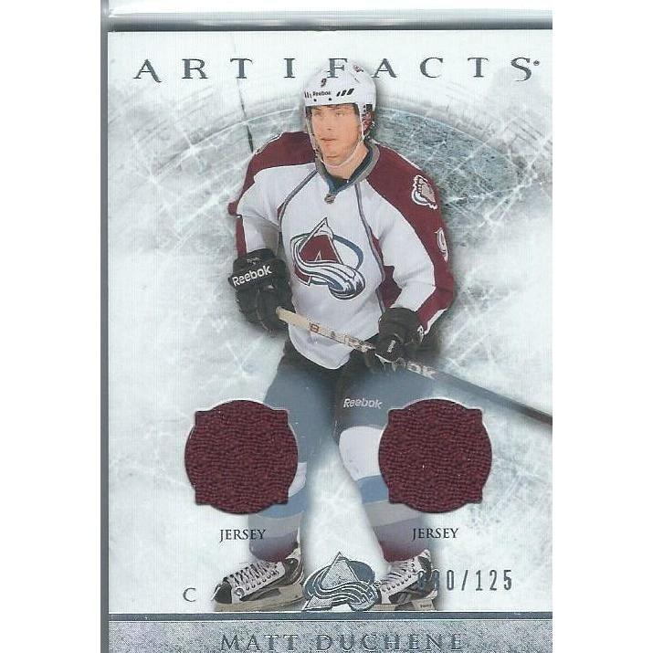 2012-13 Aritfacts Matt Duchene Dual Jersey /125 BB COL