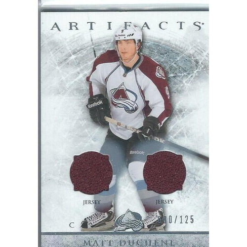 2012-13 Aritfacts Matt Duchene Dual Jersey /125 BB COL