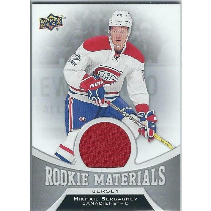 2016-17 Upper Deck Mikhail Sergachev Rookie Materials Jersey MTL