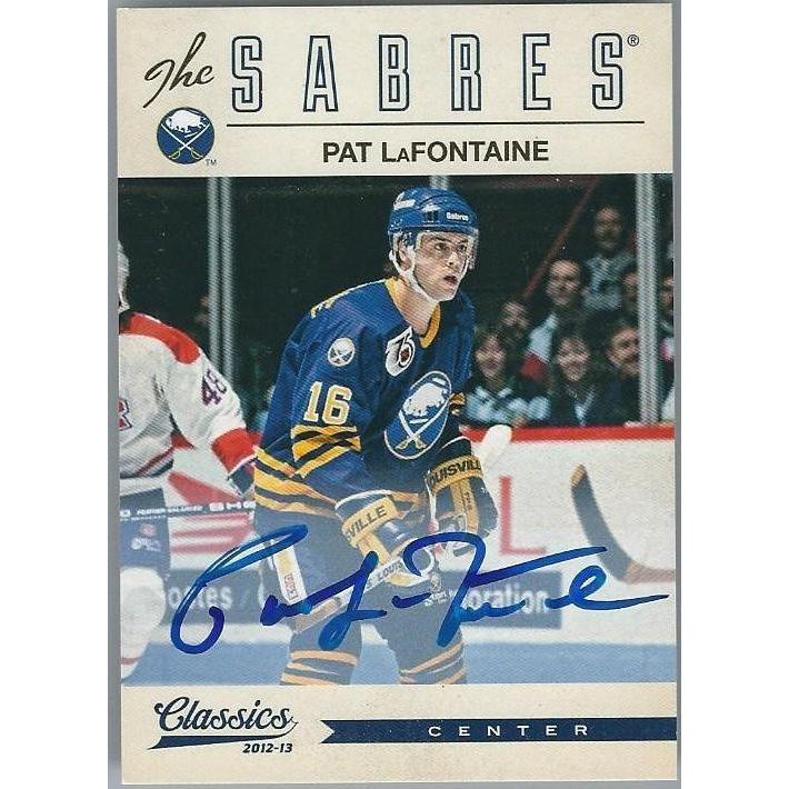2012-13 Panini Classics Signatures Pat Lafontaine Autograph #196 BUF