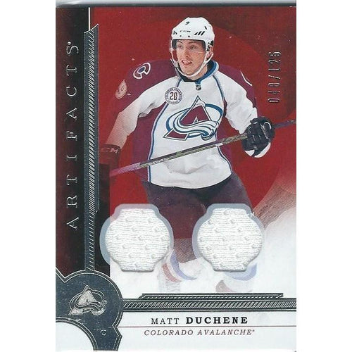 2016-17 Artifacts Matt Duchene Dual Jerseys /125 BB COL