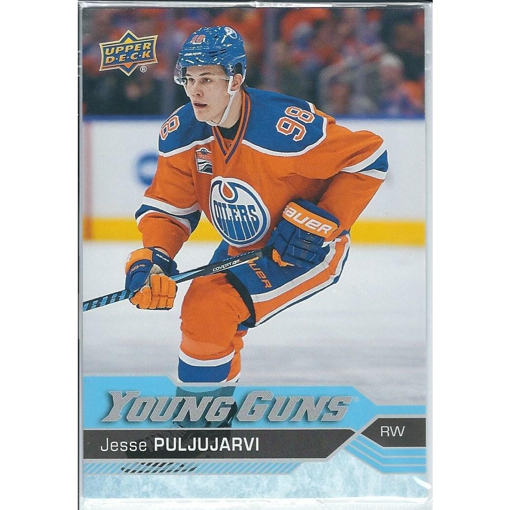 2016-17 Upper Deck Jesse Puljujarvi Jumbo OVERSIZED Young Guns Rookie EDM