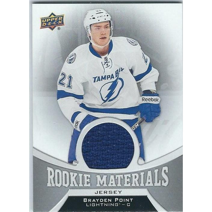 2016-17 Upper Deck Brayden Point Rookie Materials Jersey BB TBL