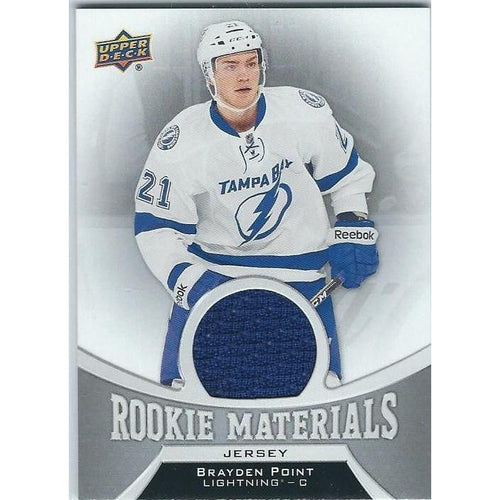 2016-17 Upper Deck Brayden Point Rookie Materials Jersey BB TBL