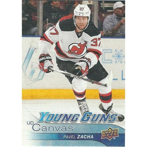 2016-17 Upper Deck Pavel Zacha Canvas Young Guns Rookie #C110 NJD