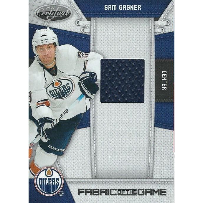 2010-11 Panini Certified Sam Gagner Fabric of the Game /250 BB EDM