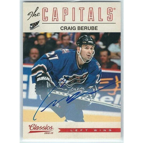 2012-13 Panini Classics Signatures Craig Berube Autograph #85 WSH