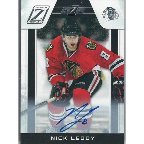 2010-11 Panini Zenith Nick Leddy Rookie Autograph /999 #206 CHI