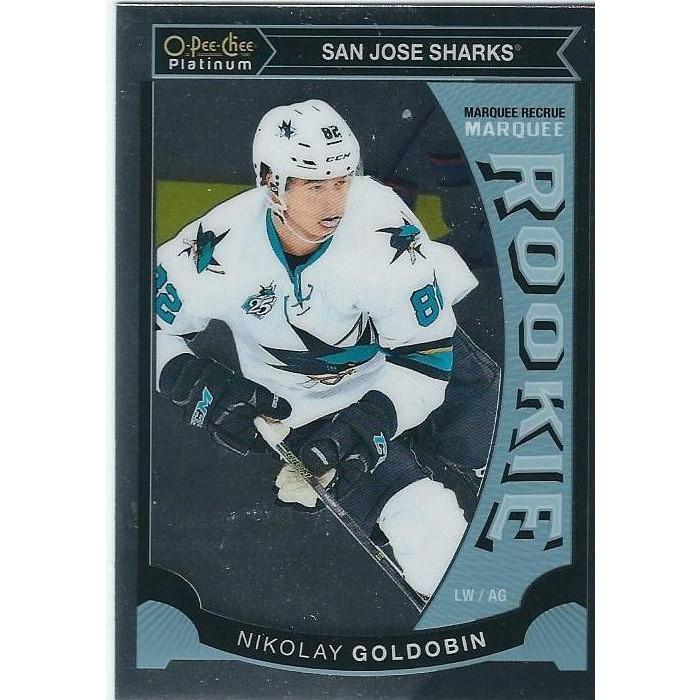2015-16 OPC O-Pee-Chee Platinum Nikolay Goldobin Marquee Rookie #M19 SJS