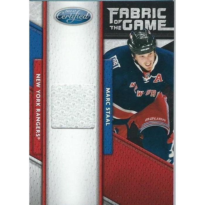 2011-12 Panini Certified Marc Staal Fabric of the Game Jersey /399 BB NYR