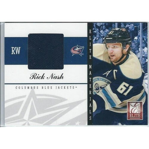 2011-12 Panini Donruss Elite Rick Nash Elite Materials Jersey BB CLB