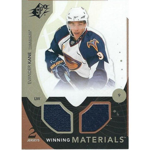 2010-11 Upper Deck SPx Evander Kane Winning Materials Jersey BB BUF