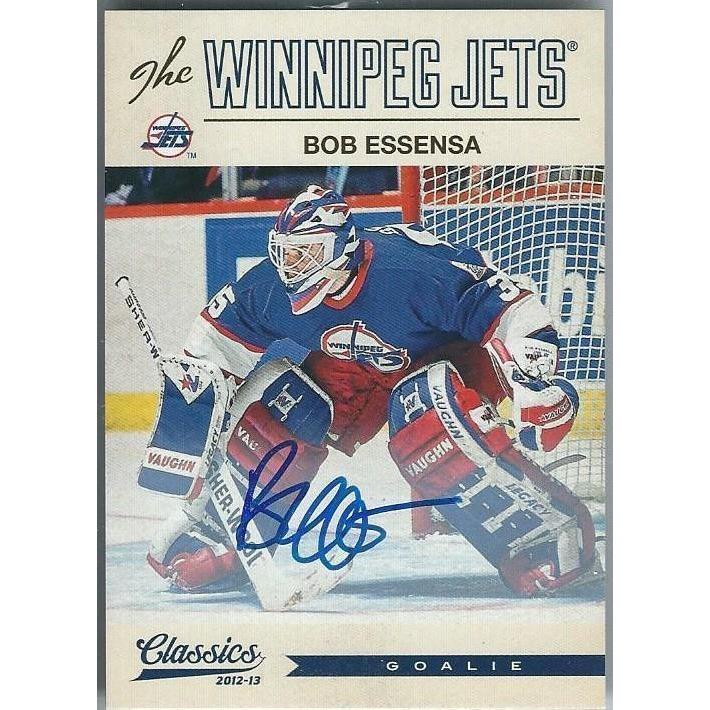 2012-13 Panini Classics Signatures Bob Essensa Autograph #191 WPG