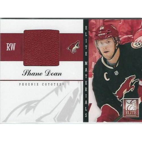 2011-12 Panini Donruss Elite Shane Doan Elite Materials Jersey BB ARI