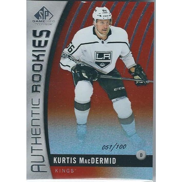 2017-18 SPGU SP Game Used Kurtis MacDermid Orange Authentic Rookies /100 LAK