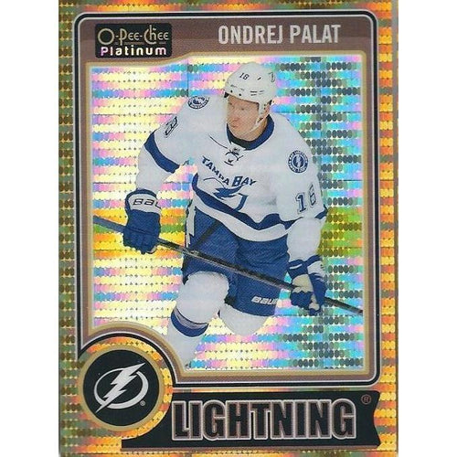 2014-15 OPC O-Pee-Chee Platinum Ondrej Palat Seismic Gold /50 #126 TBL