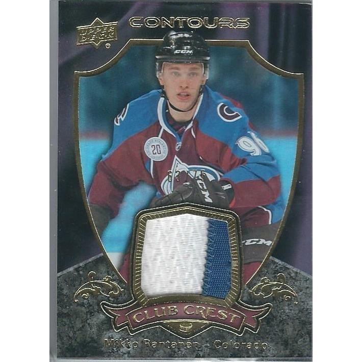 2015-16 Upper Deck Contours Mikko Rantanen Club Crest Rookie Patch /75 COL