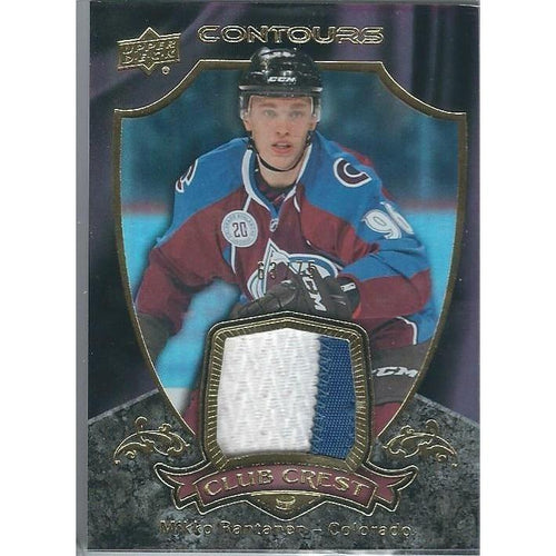 2015-16 Upper Deck Contours Mikko Rantanen Club Crest Rookie Patch /75 COL