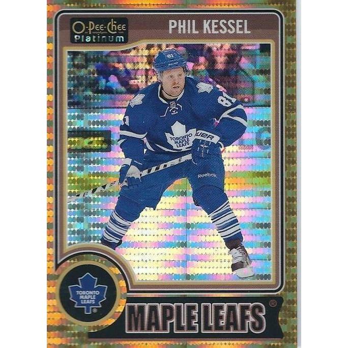2014-15 OPC O-Pee-Chee Platinum Phil Kessel Seismic Gold /50 #54 TOR