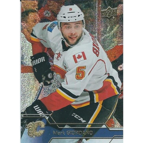 2016-17 Upper Deck Mark Giordano Gold Rainbow Foil ePack Exclusive #29 CGY