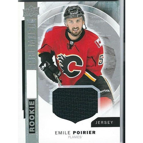 2015-16 Upper Deck Premier Emile Poirier Rookie Jersey BB CGY