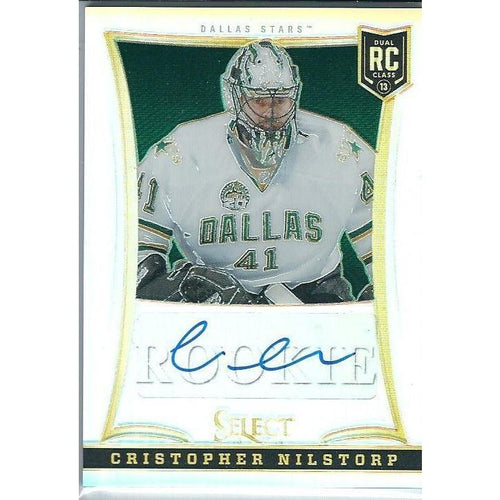 2013-14 Panini Select Christopher Nilstorp Rookie Prizm Autograph /99 BB DAL