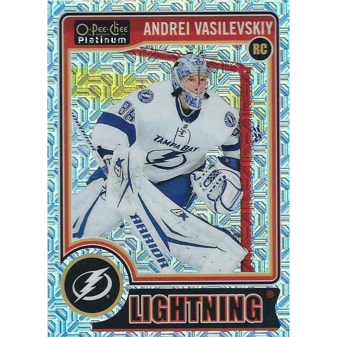 2014-15 OPC O-Pee-Chee Platinum Andrei Vasilevskiy Traxx Rookie #166 TBL