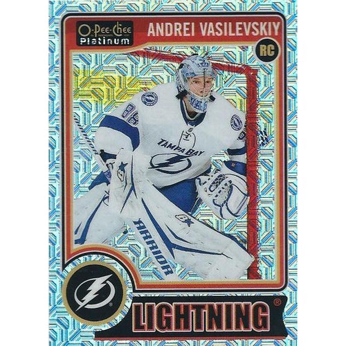 2014-15 OPC O-Pee-Chee Platinum Andrei Vasilevskiy Traxx Rookie #166 TBL
