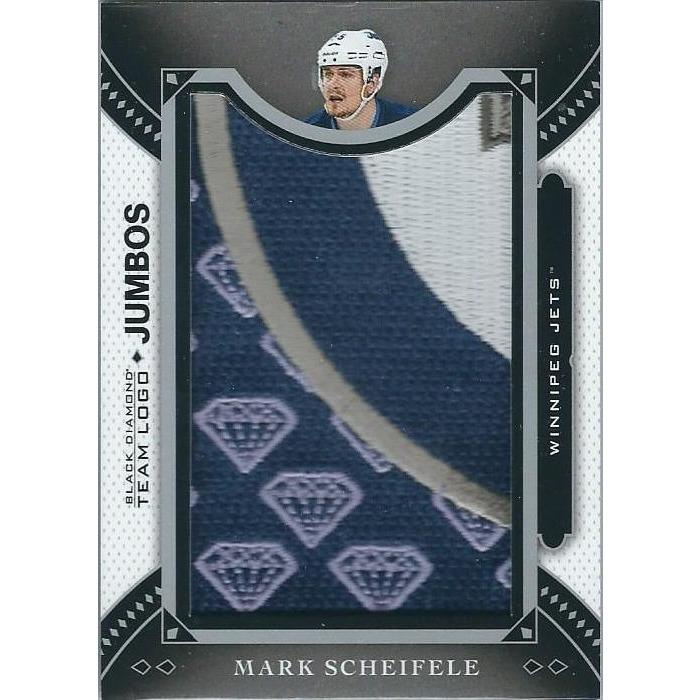 2016-17 Upper Deck Black Diamond Mark Scheifele Team Logo Jumbo Patch WPG
