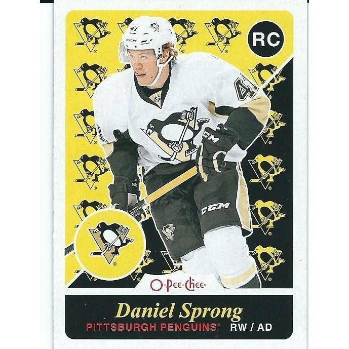 2015-16 OPC O-Pee-Chee Daniel Sprong Update Retro Rookie #U40 PIT