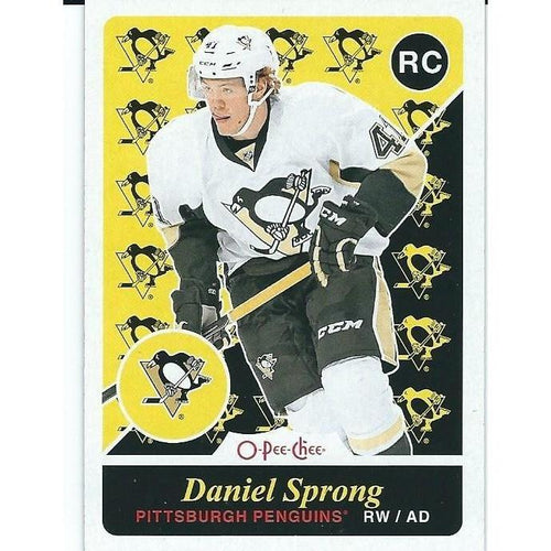 2015-16 OPC O-Pee-Chee Daniel Sprong Update Retro Rookie #U40 PIT