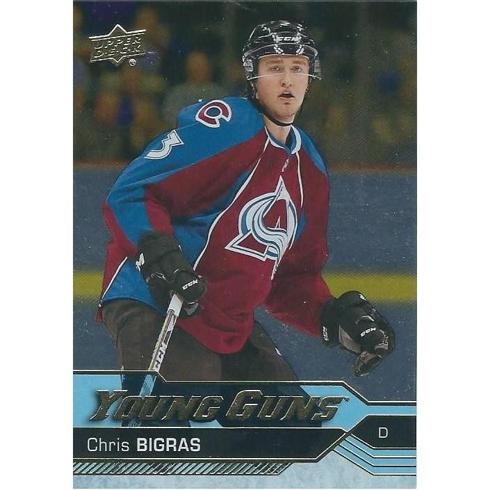 2016-17 Upper Deck Chris Bigras Silver Foil Young Guns Rookie ePack Exclusive #245 COL