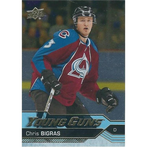 2016-17 Upper Deck Chris Bigras Silver Foil Young Guns Rookie ePack Exclusive #245 COL