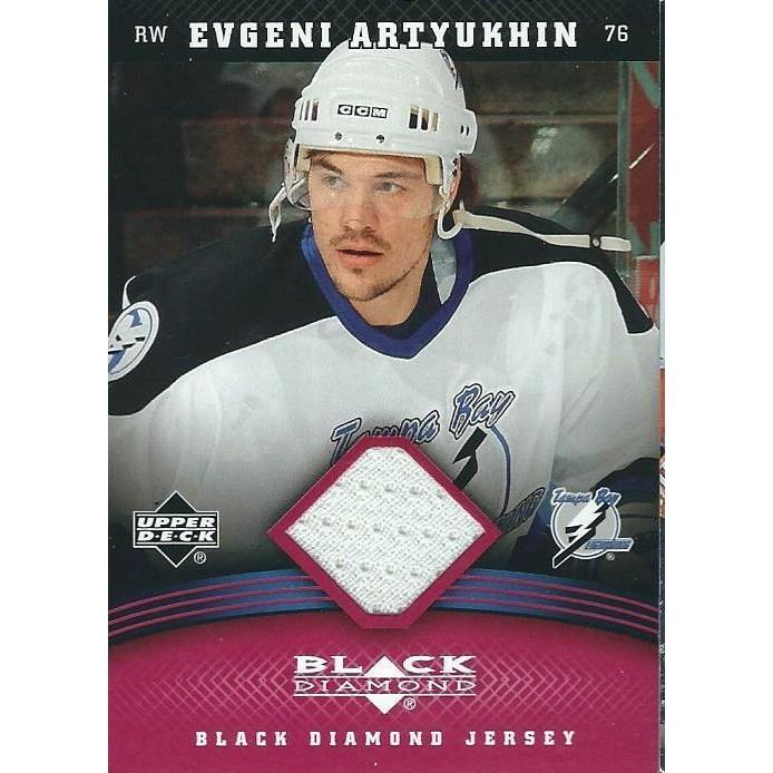 2006-07 Upper Deck Black Diamond Evgeni Artyukhin Ruby Jersey /100 BB TBL
