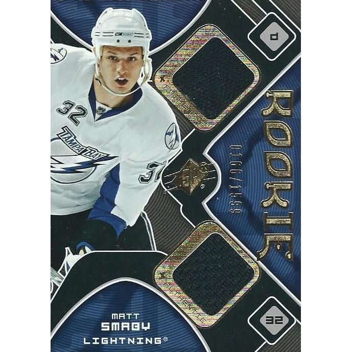 2007-08 Upper Deck SPx Matt Smaby Rookie Jersey /1599 BB TBL